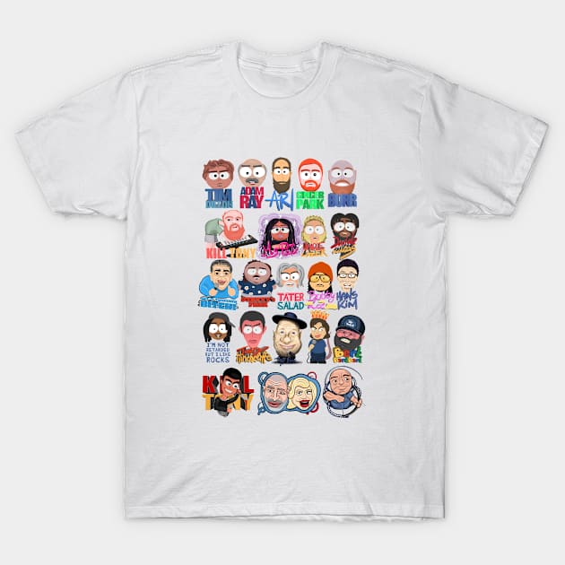 Stand Up Comedy Ultimate Collection - Stand-Up Icons South Park Style - Extended Edition T-Shirt by Ina